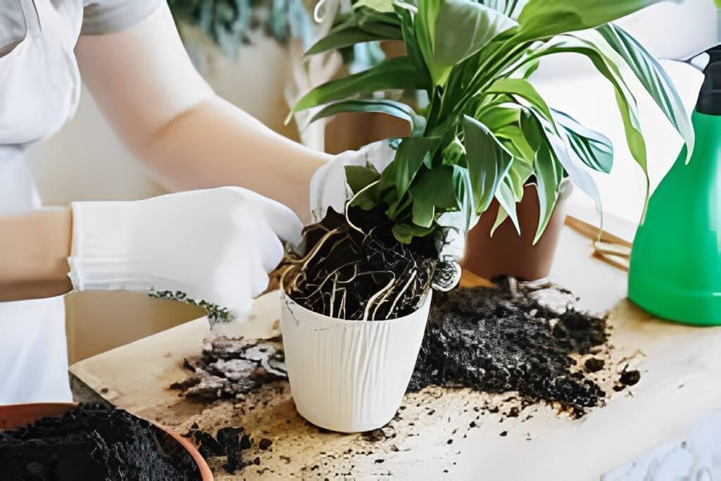 How to clean soil for plants.