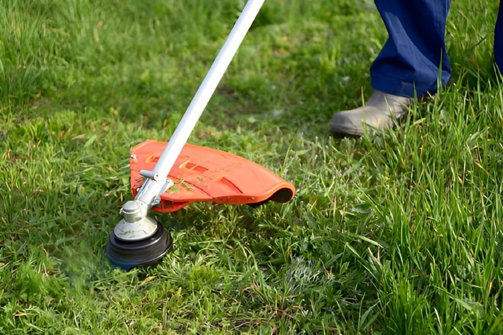 How to cut grass without a lawn mover.