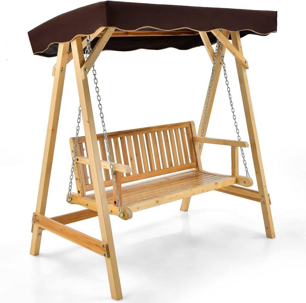 swing chair wooden
